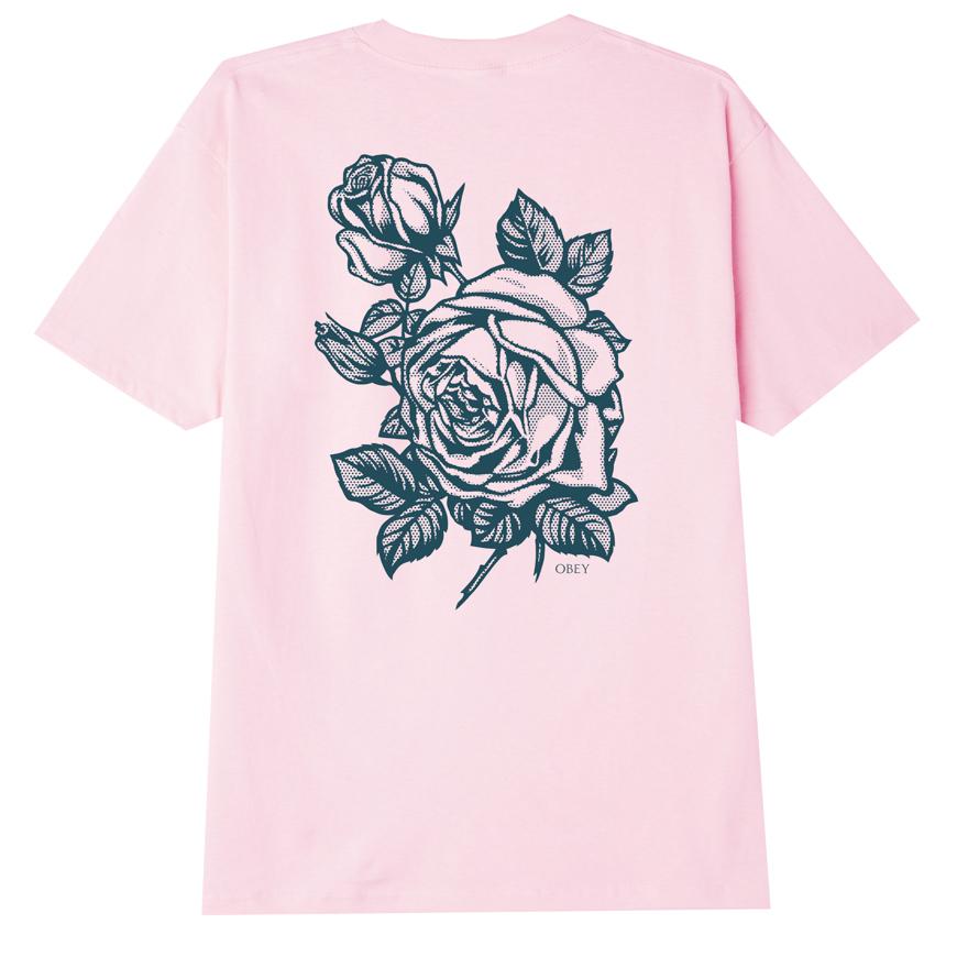 Obey Flowers Rubylith T-shirt – Dogfish Menswear