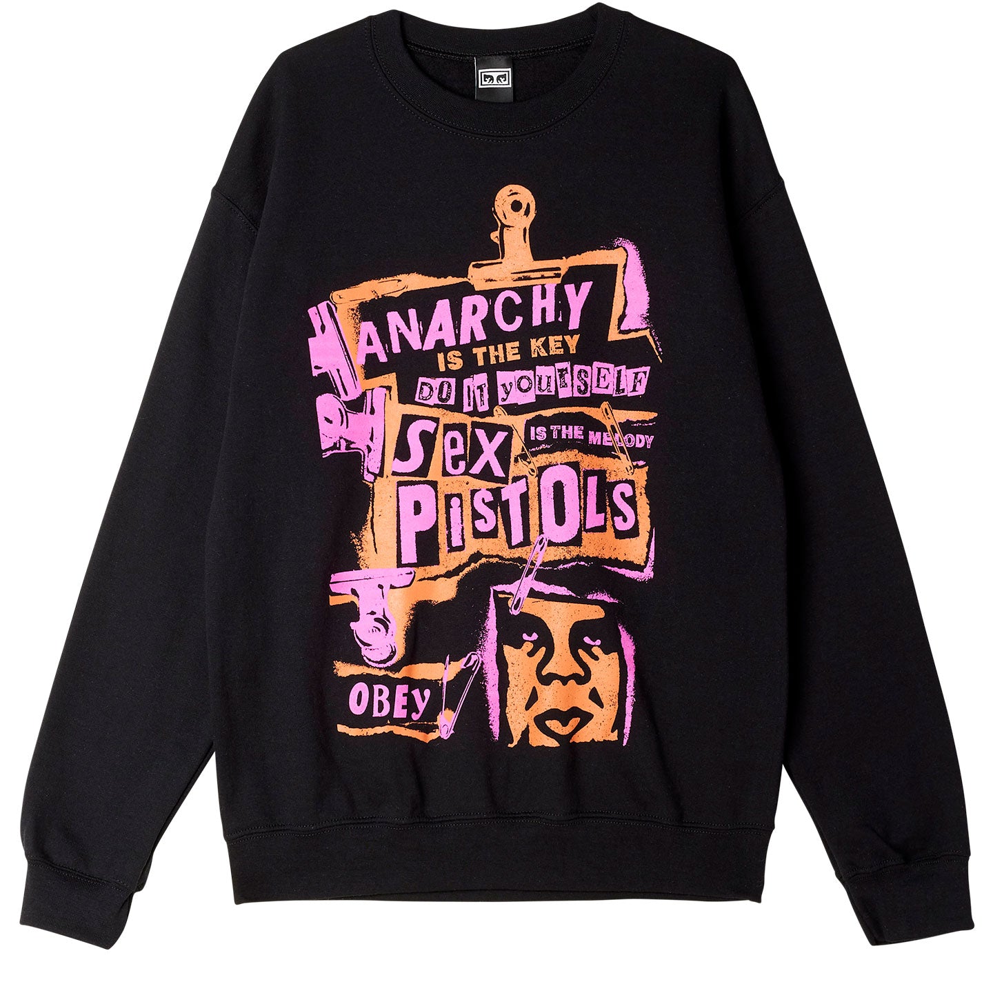 OBEY x Sex Pistols Anarchy Sweatshirt – Dogfish Menswear