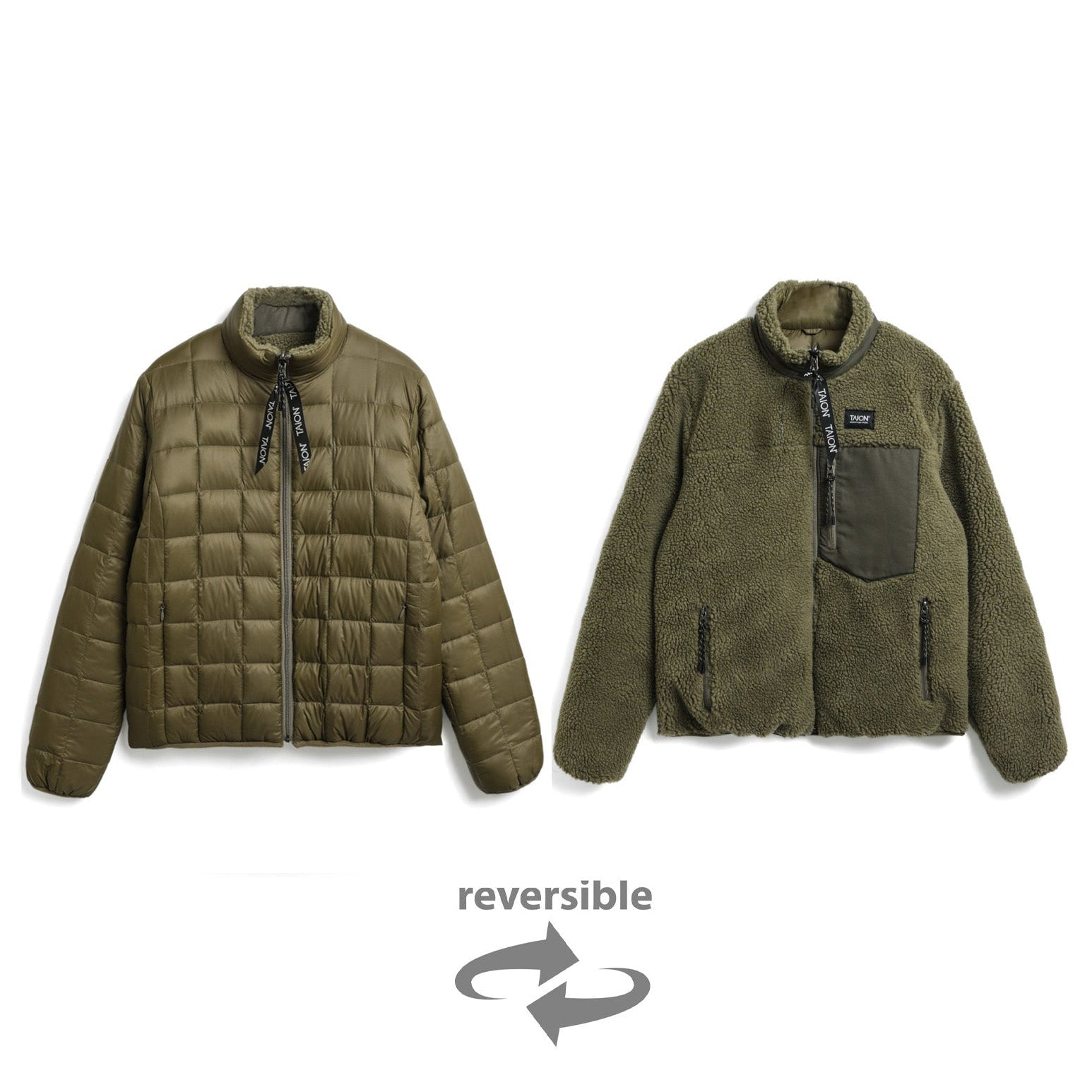 Taion Mountain Reversible Down x Boa Jacket – Dogfish Menswear