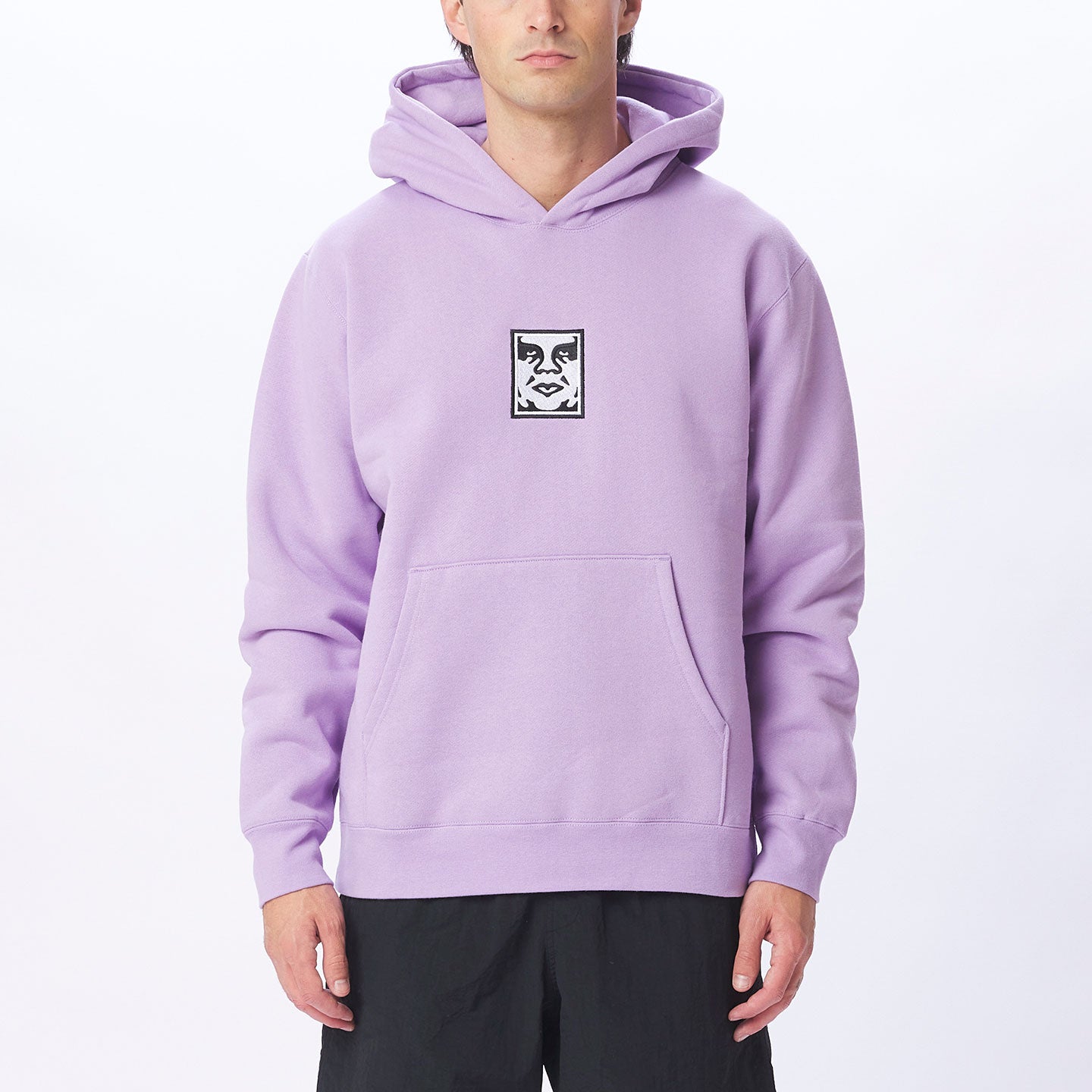 Obey embroidered clearance hoodie