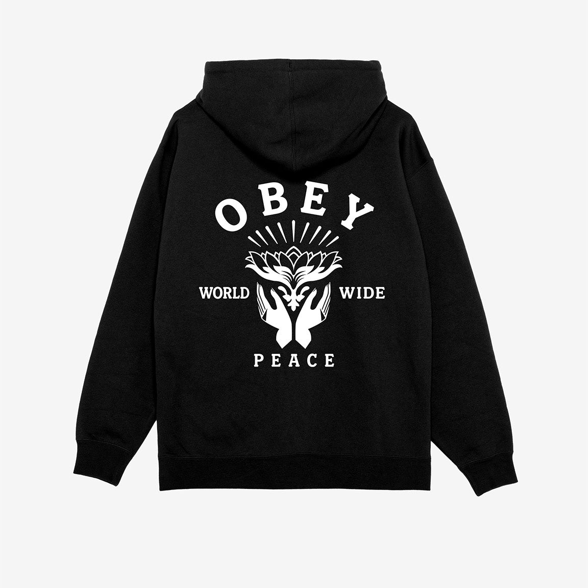 Obey Lotus With Hands Hoodie