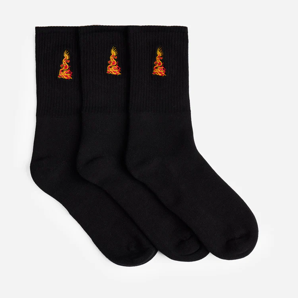 Maharishi Micro Dragon Sport Sock 3pk