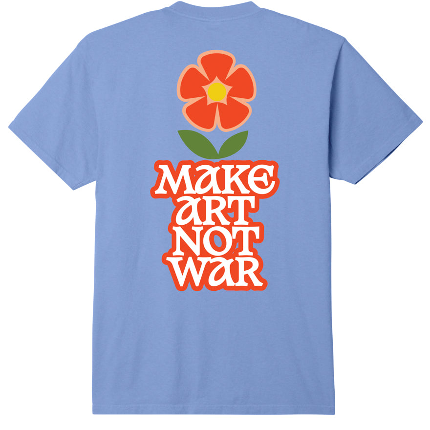 OBEY Make Art Not War Flower Tee