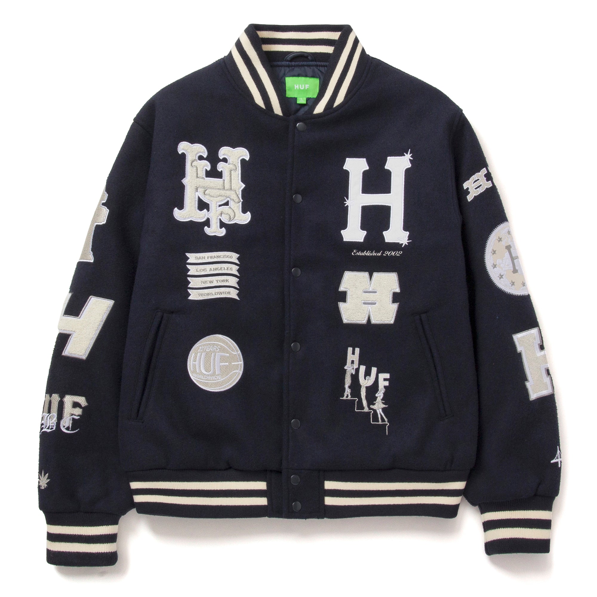 HUF 20th Year Classic H Varsity Jacket – Dogfish Menswear