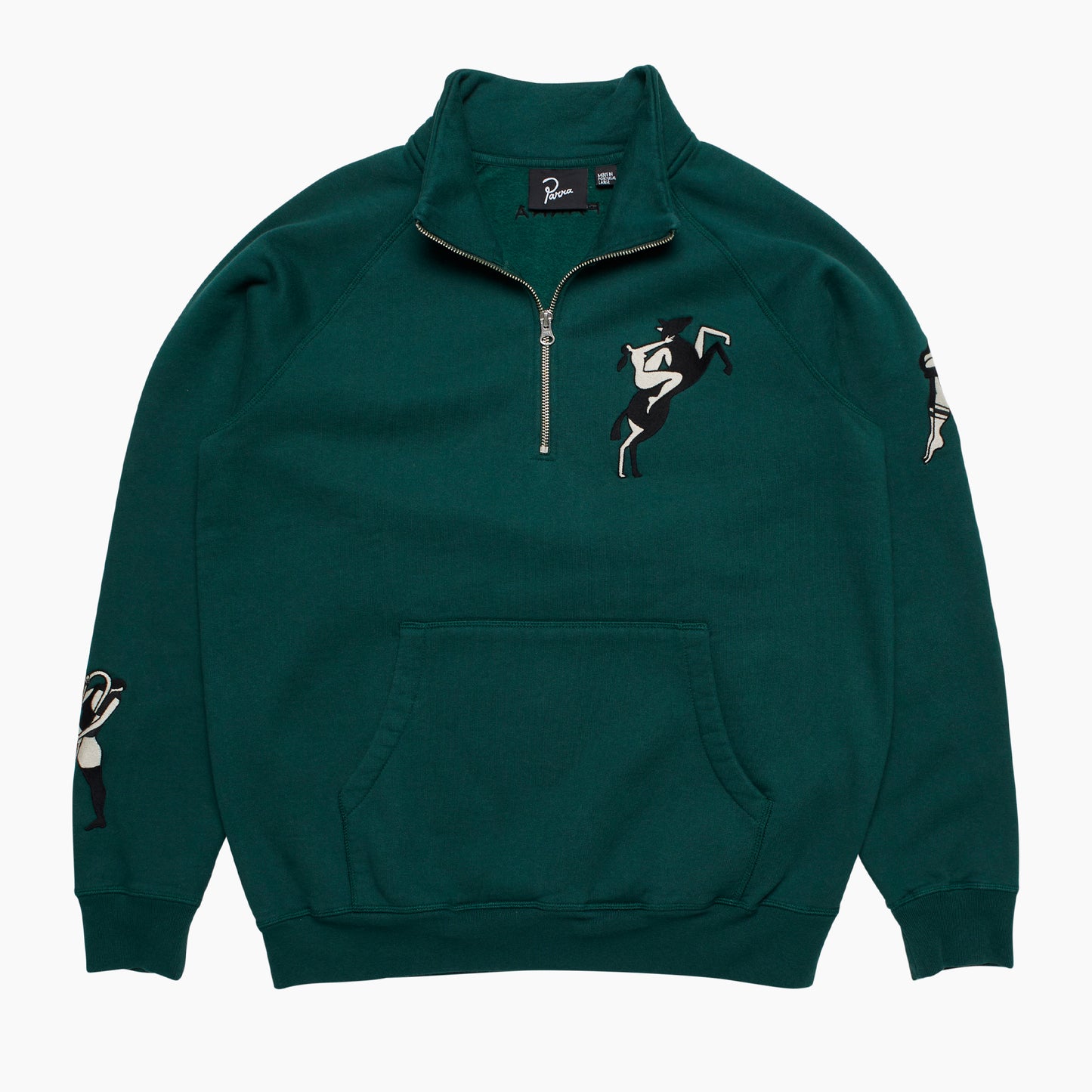 By Parra Life Experience Half Zip Sweat