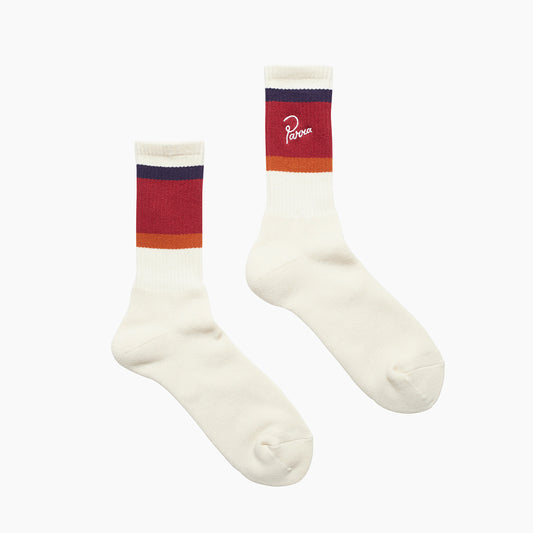 By Parra Script Logo Crew Socks