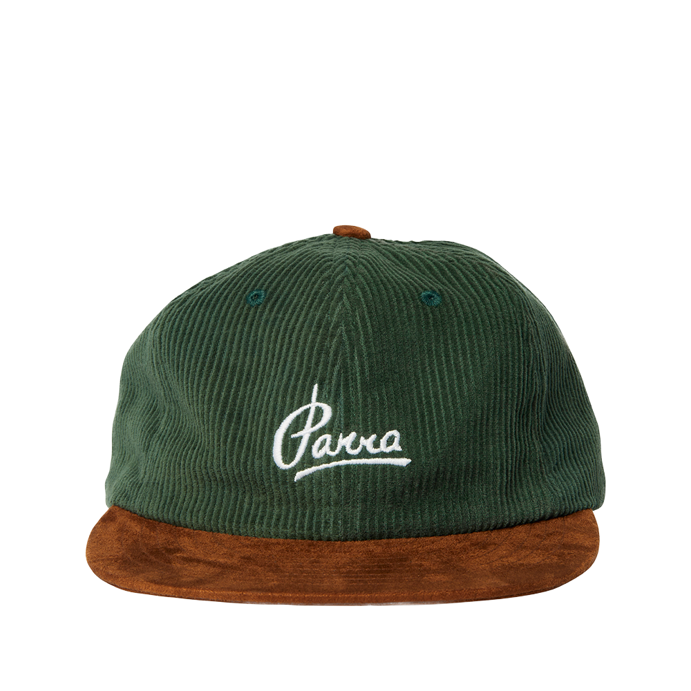 By Parra Painters Script Corduroy 6 Panel Cap