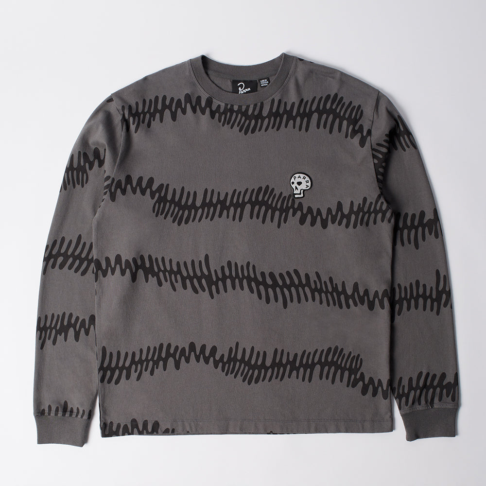 By Parra Stitched Skull LS T-Shirt