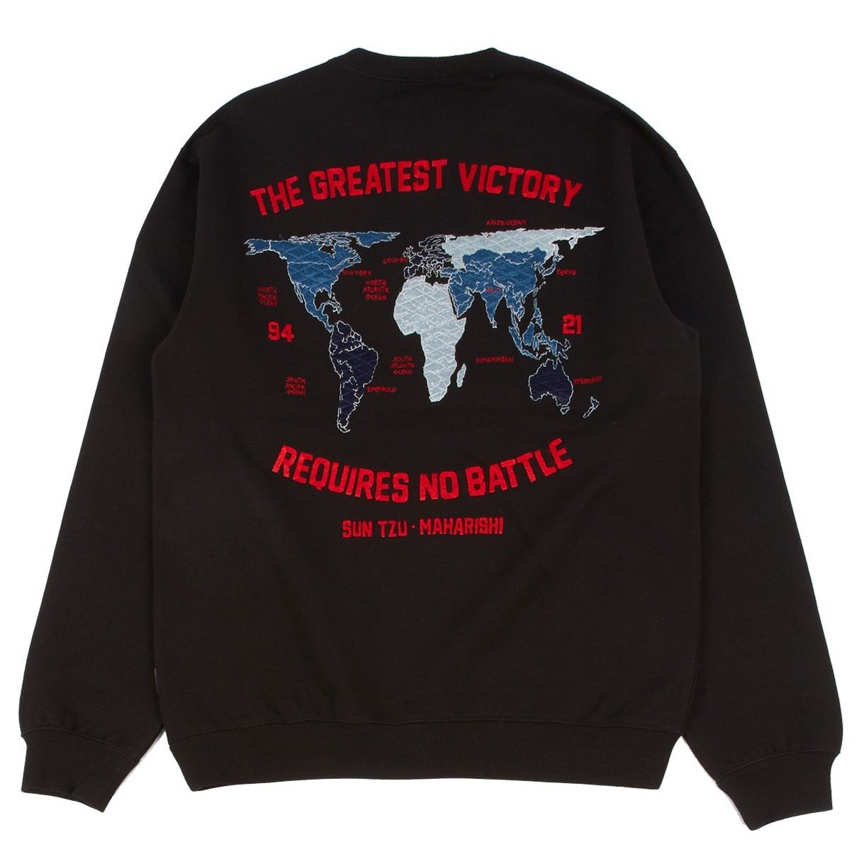 Maharishi Peter's Projection World Map Sweatshirt