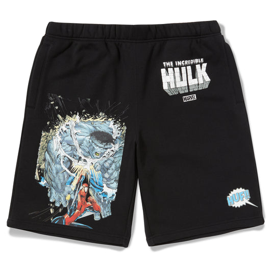 HUF x Hulk Battle Fleece Short