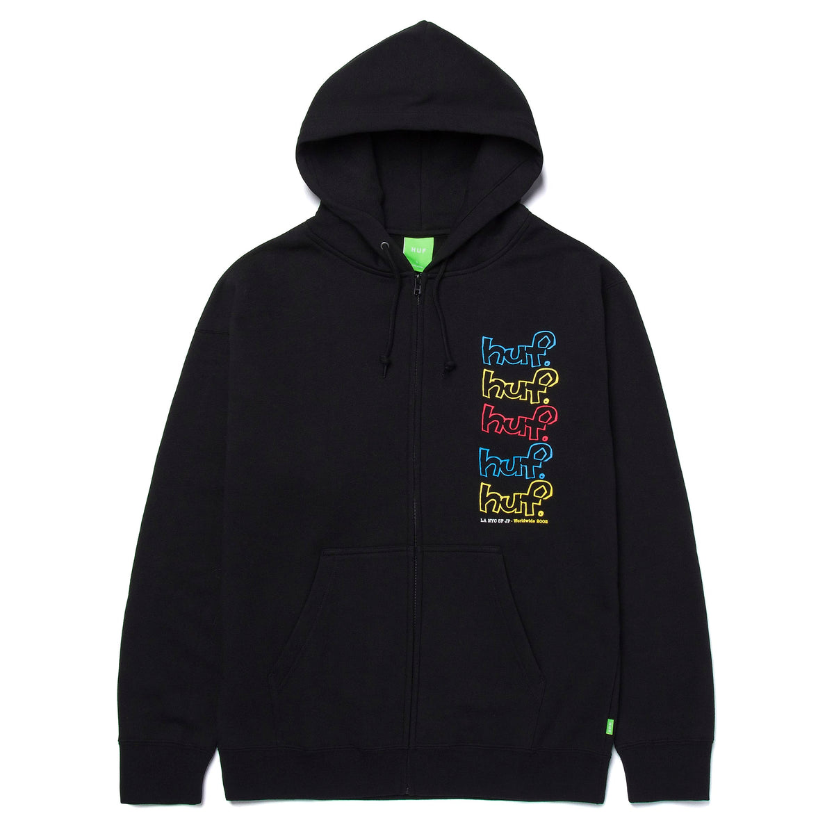 HUF Drop Out Stack Full Zip Hoodie