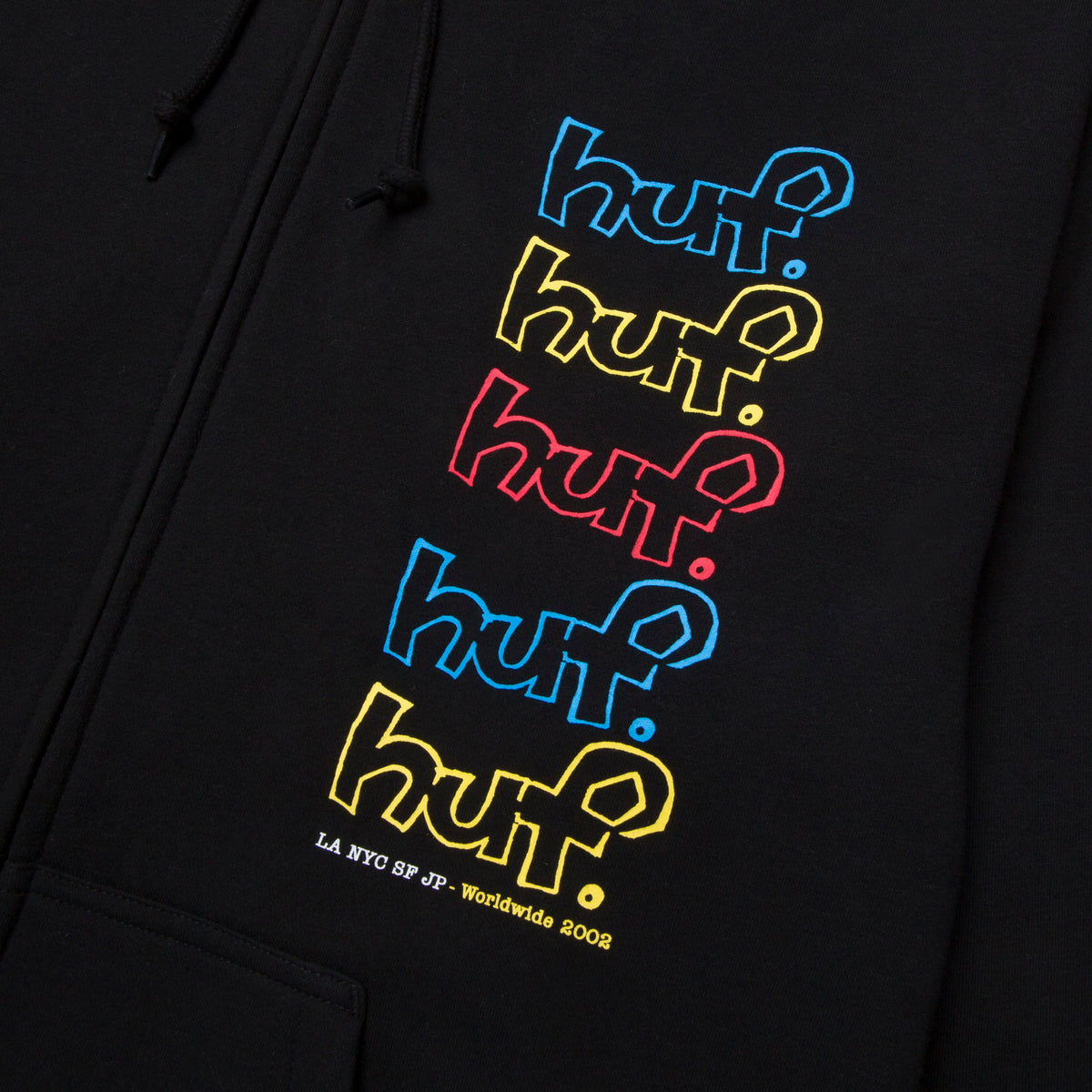 HUF Drop Out Stack Full Zip Hoodie