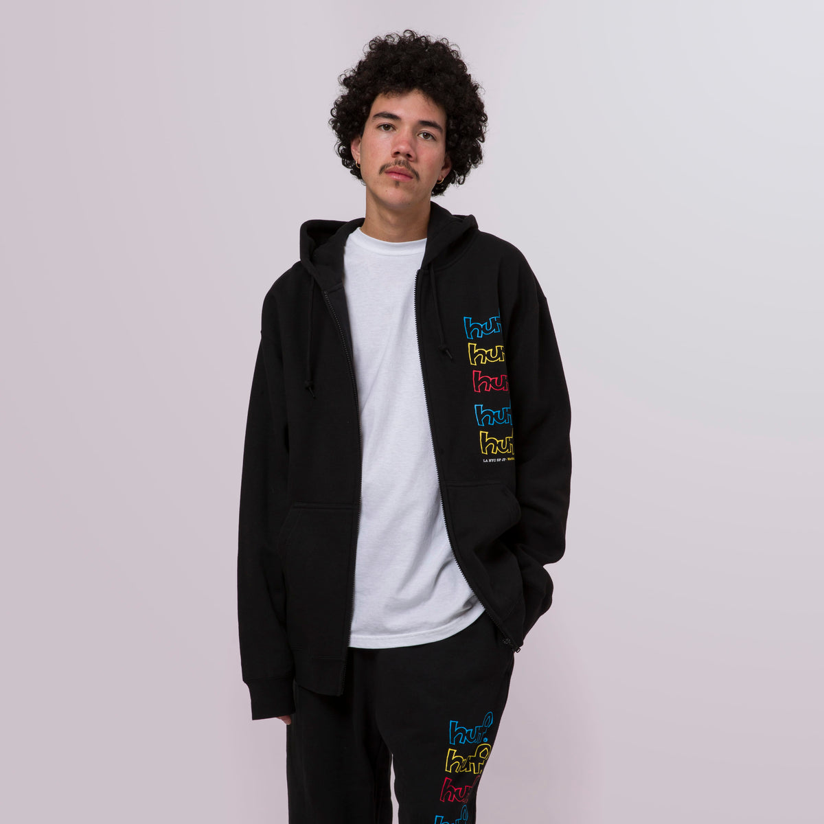 HUF Drop Out Stack Full Zip Hoodie