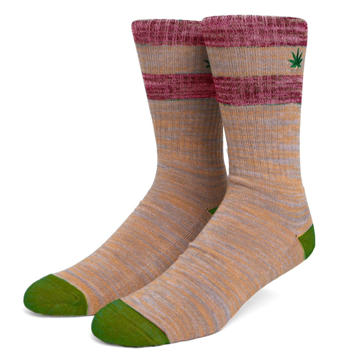 HUF Embroidered Plantlife Melange Sock