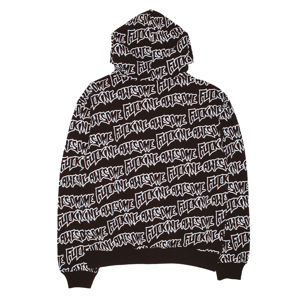 FA AOP Stamp Zipped Hoodie