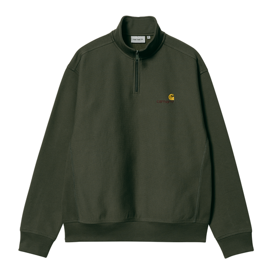 Carhartt WIP Half Zip American Script Sweatshirt