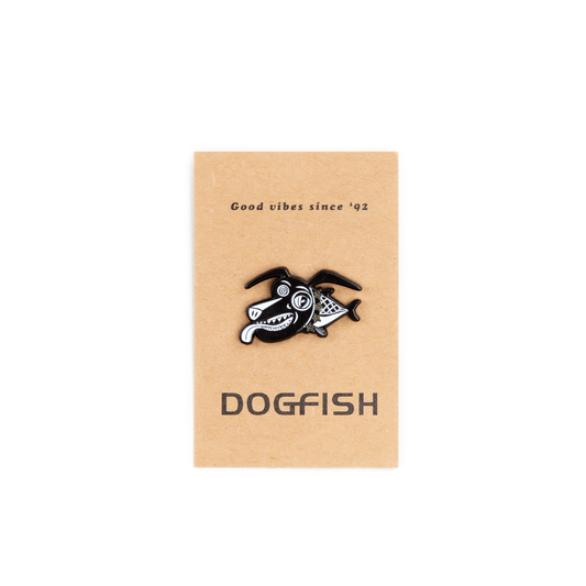 Dogfish Menswear Pin Badge