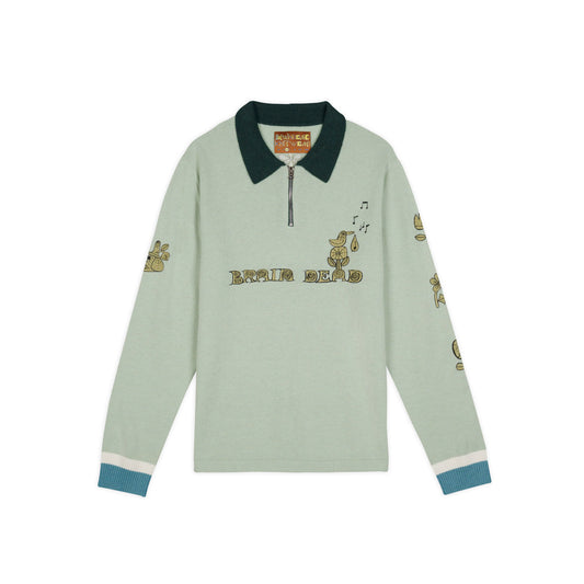 Brain Dead Lex Half Zip Sweater