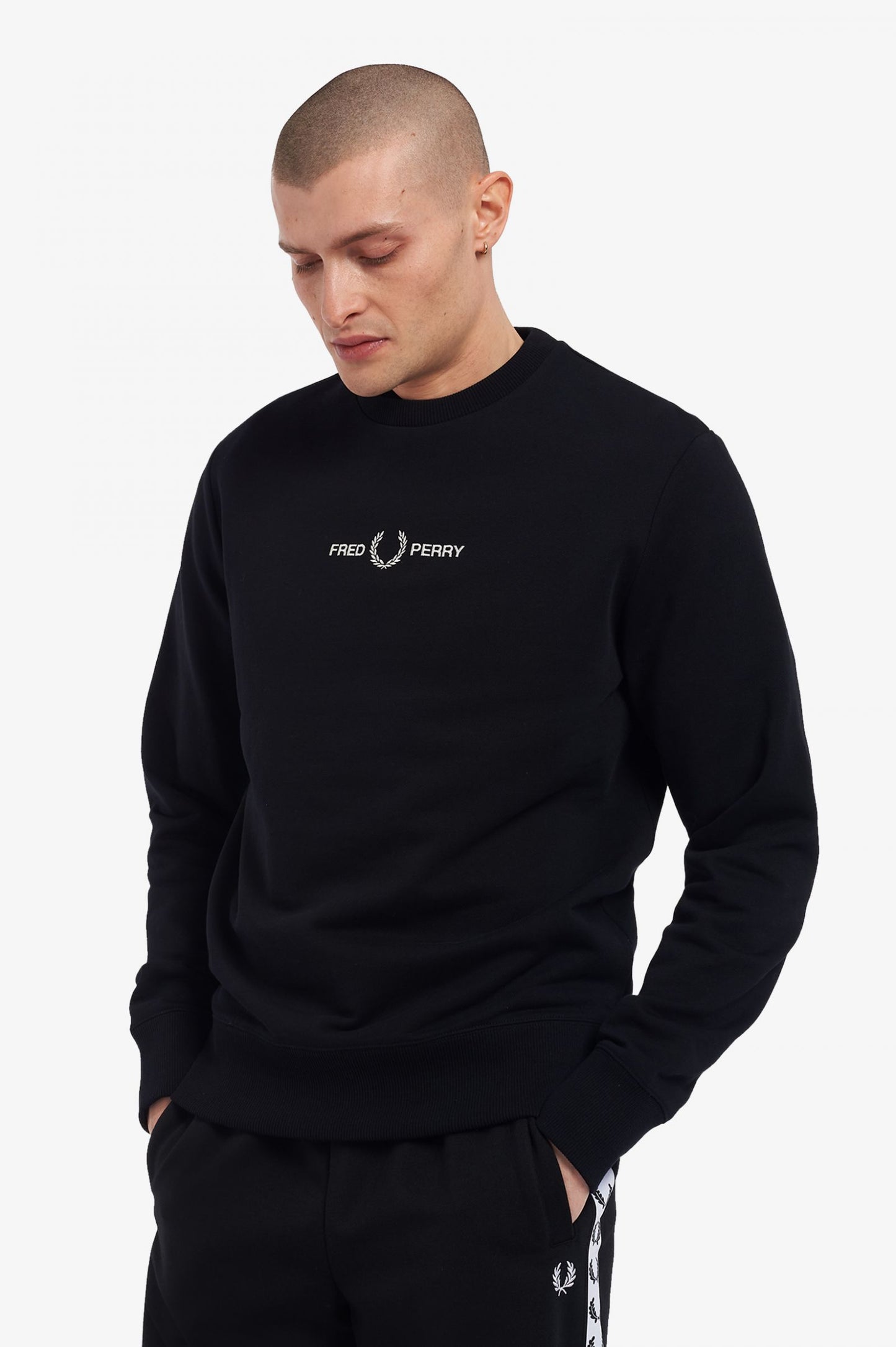 Fred Perry Embroidered Sweatshirt