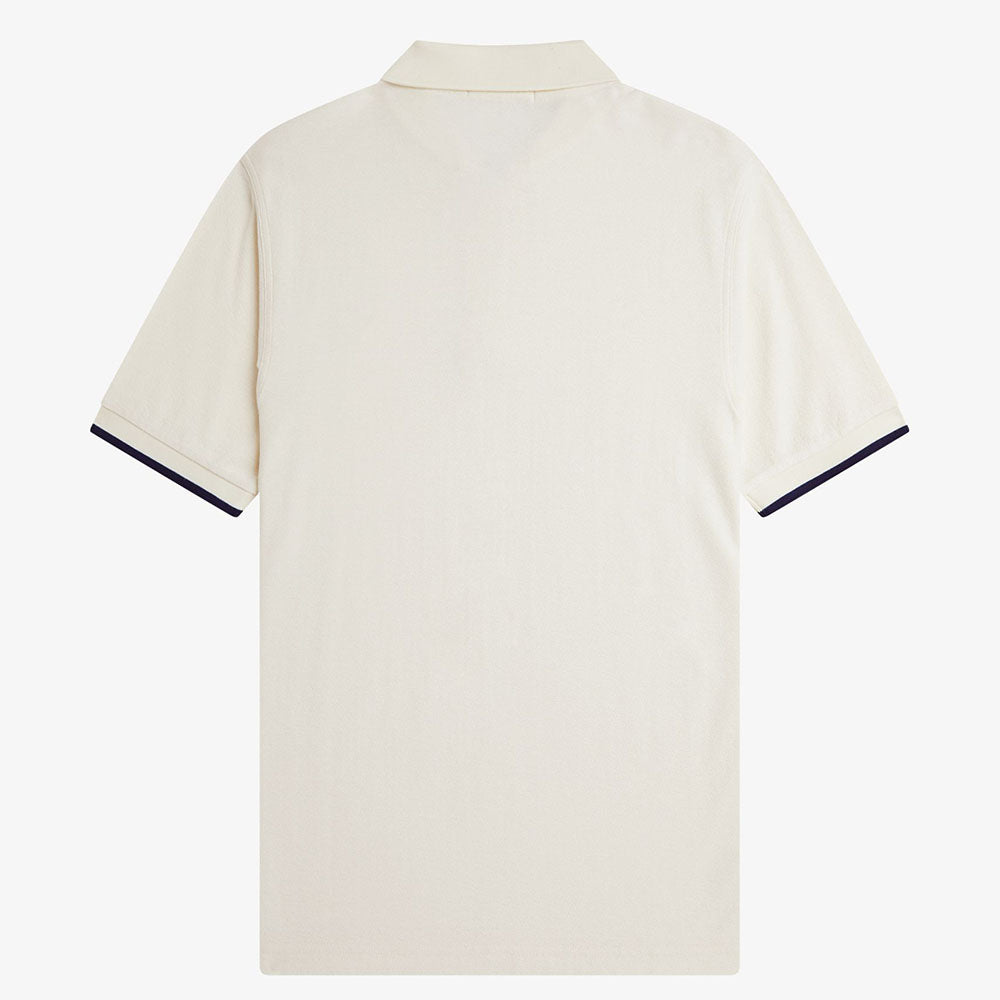 Fred Perry Crepe Pique Zip Neck Shirt