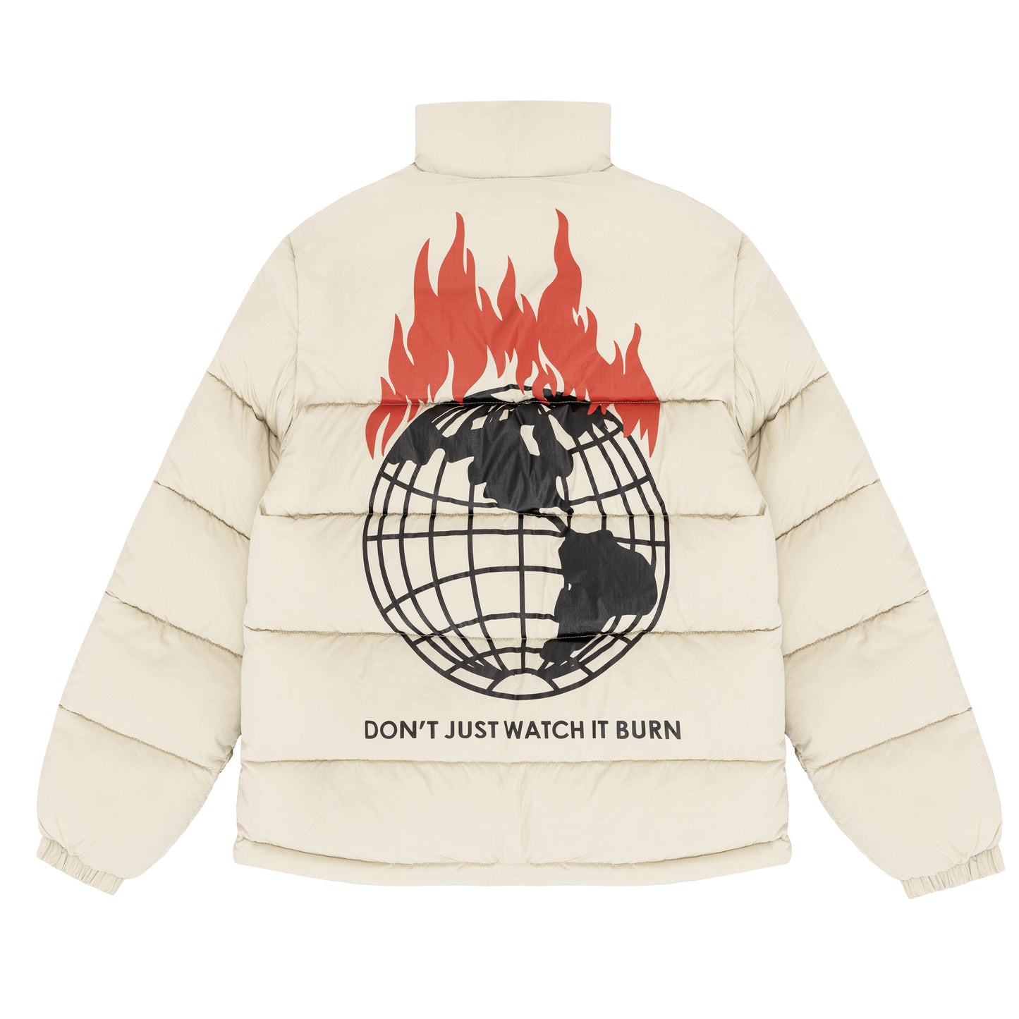 Obey x Napapijri Don't Just Watch It Burn Puffer Jacket