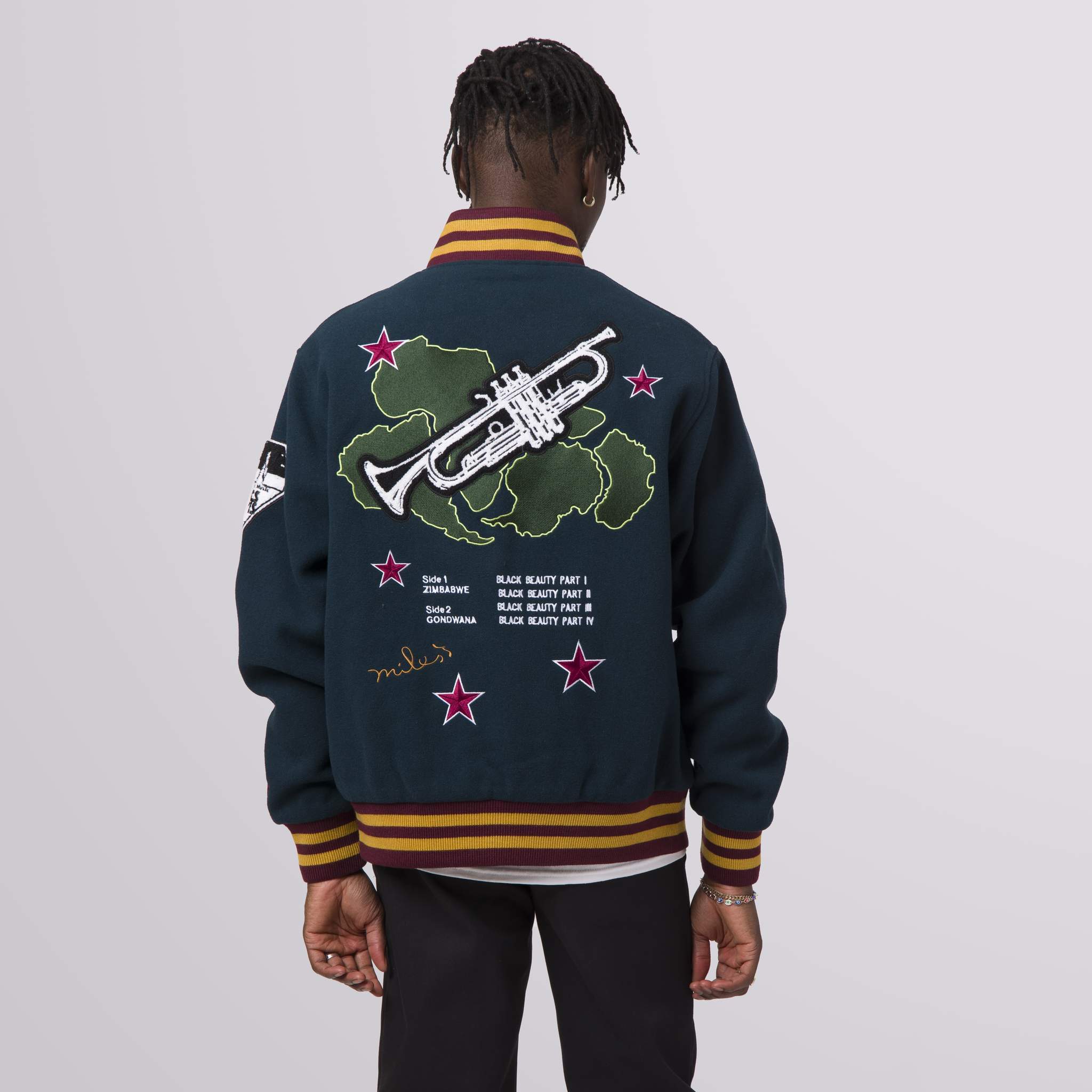 HUF X Miles Davis Pangea Varsity Jacket – Dogfish Menswear