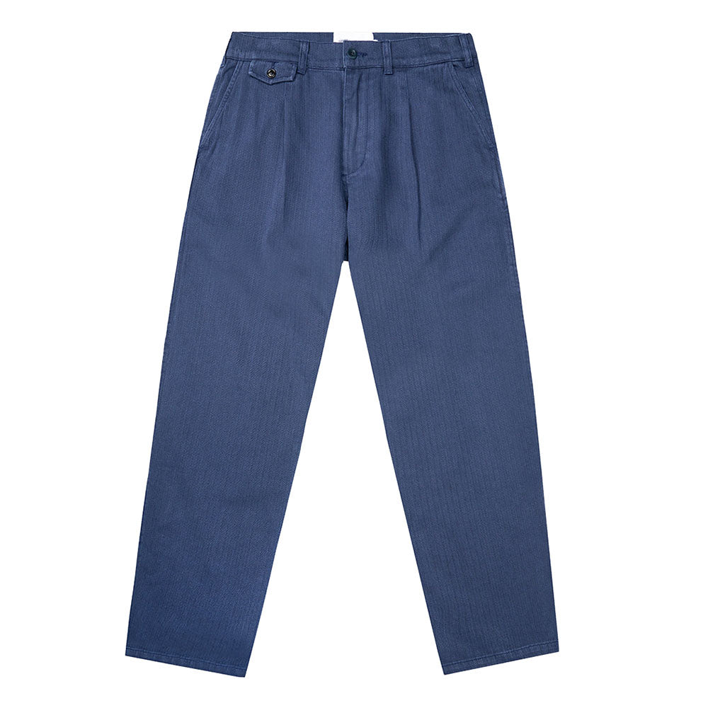 General Admission Herringbone Pleated Pant