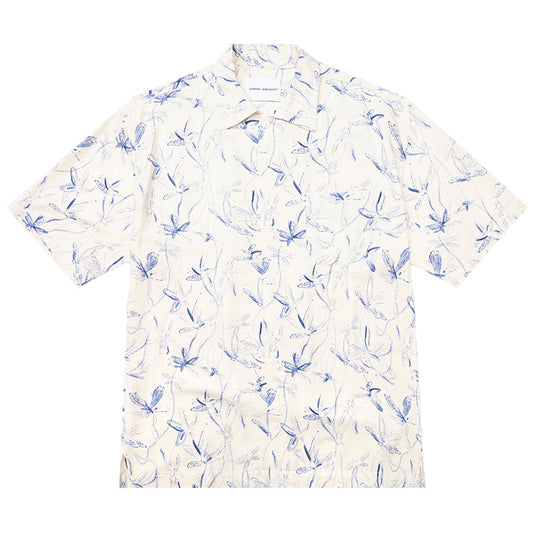 General Admission Print Linen Shirt