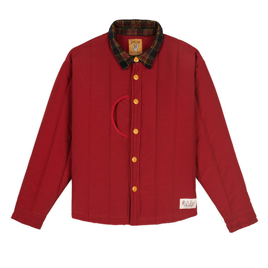 Puffer Button Up Shirt Jacket