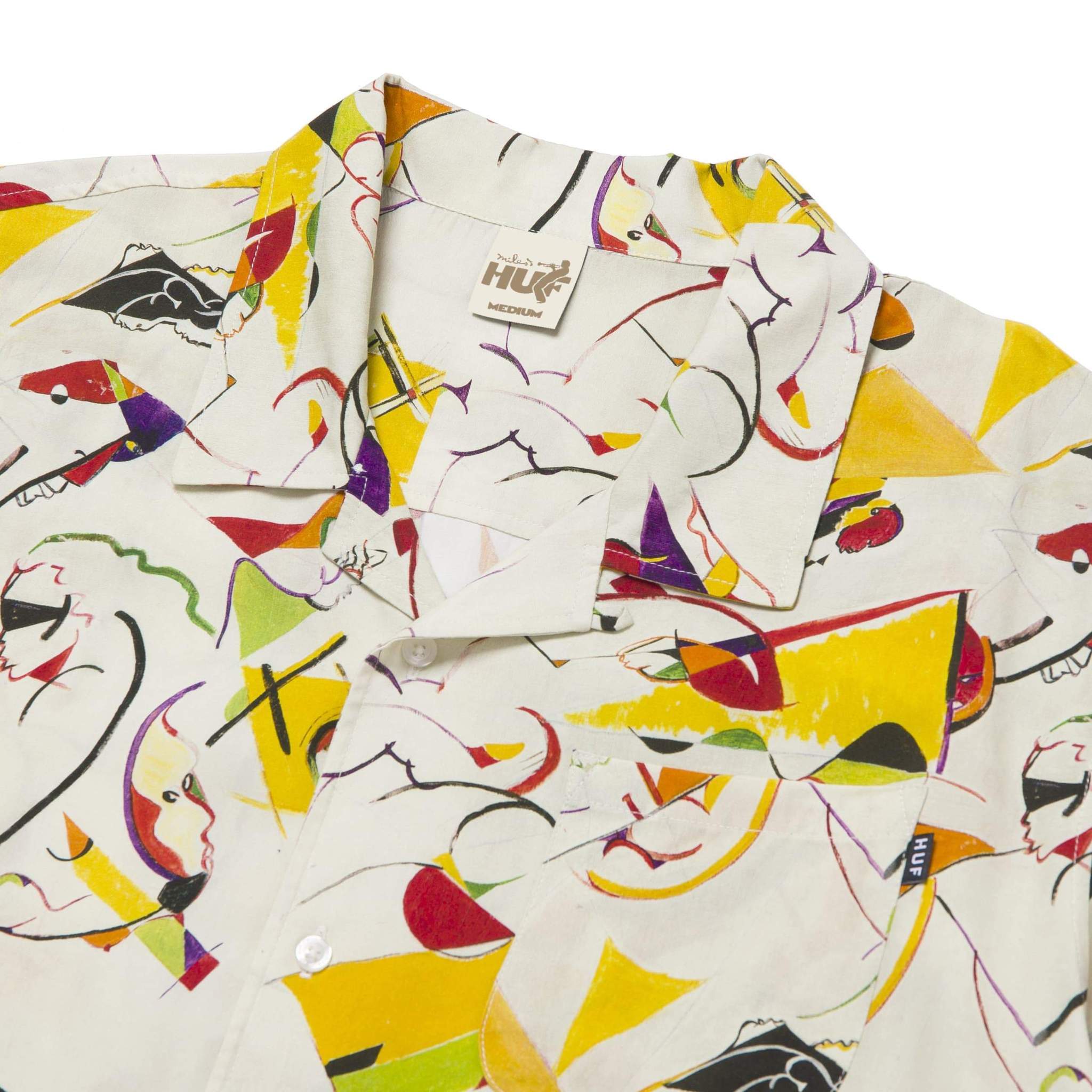 HUF X Miles Davis Self-Portrait Rayon Shirt – Dogfish Menswear