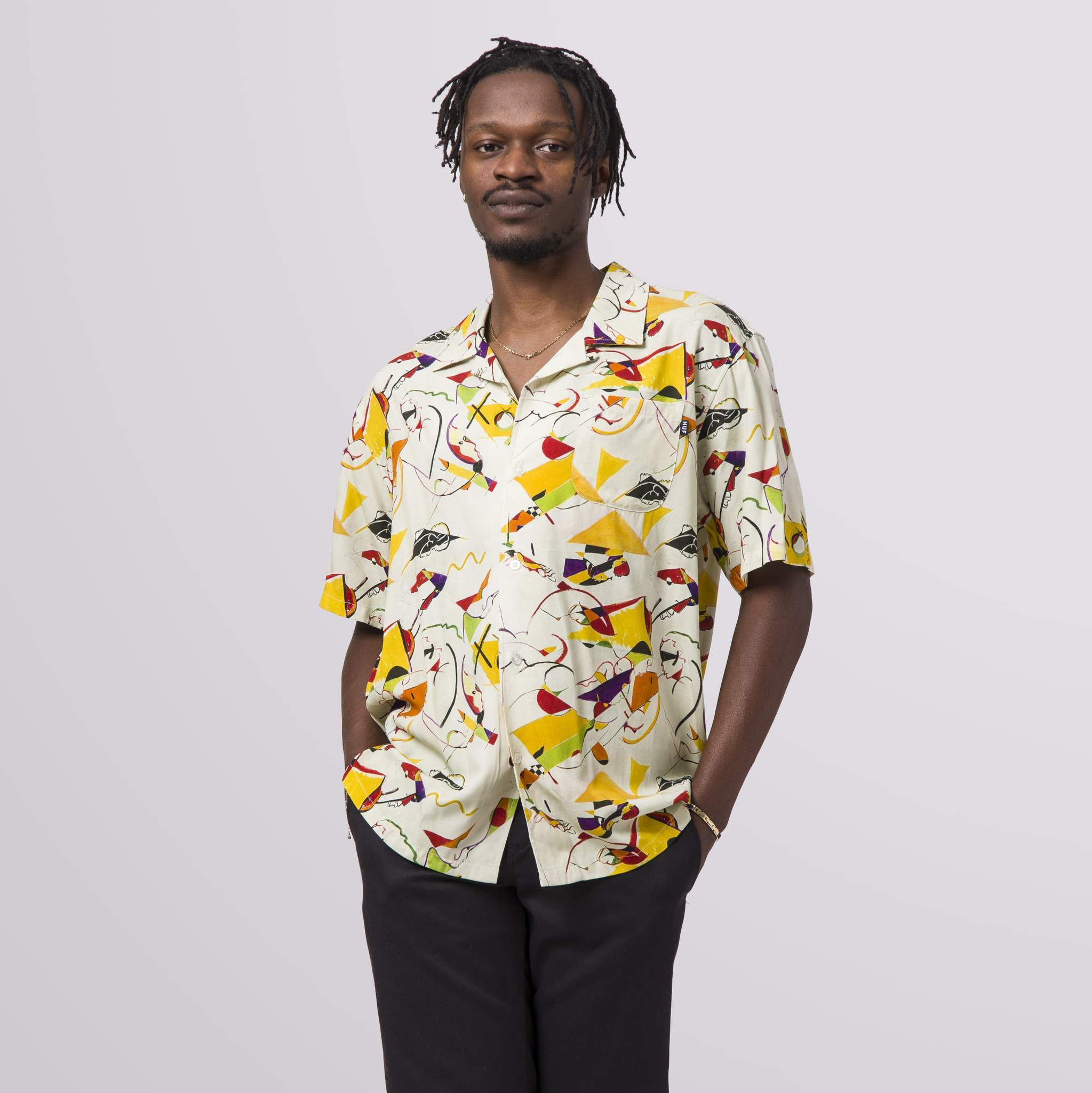 HUF X Miles Davis Self-Portrait Rayon Shirt – Dogfish Menswear