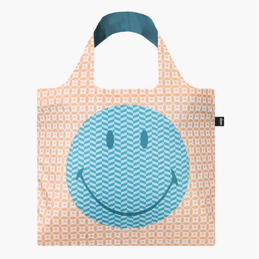 LOQI Smiley Geometric Recycled Bag