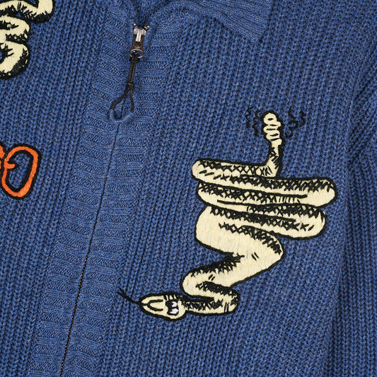 Snake Charmer Zip Up Cardi