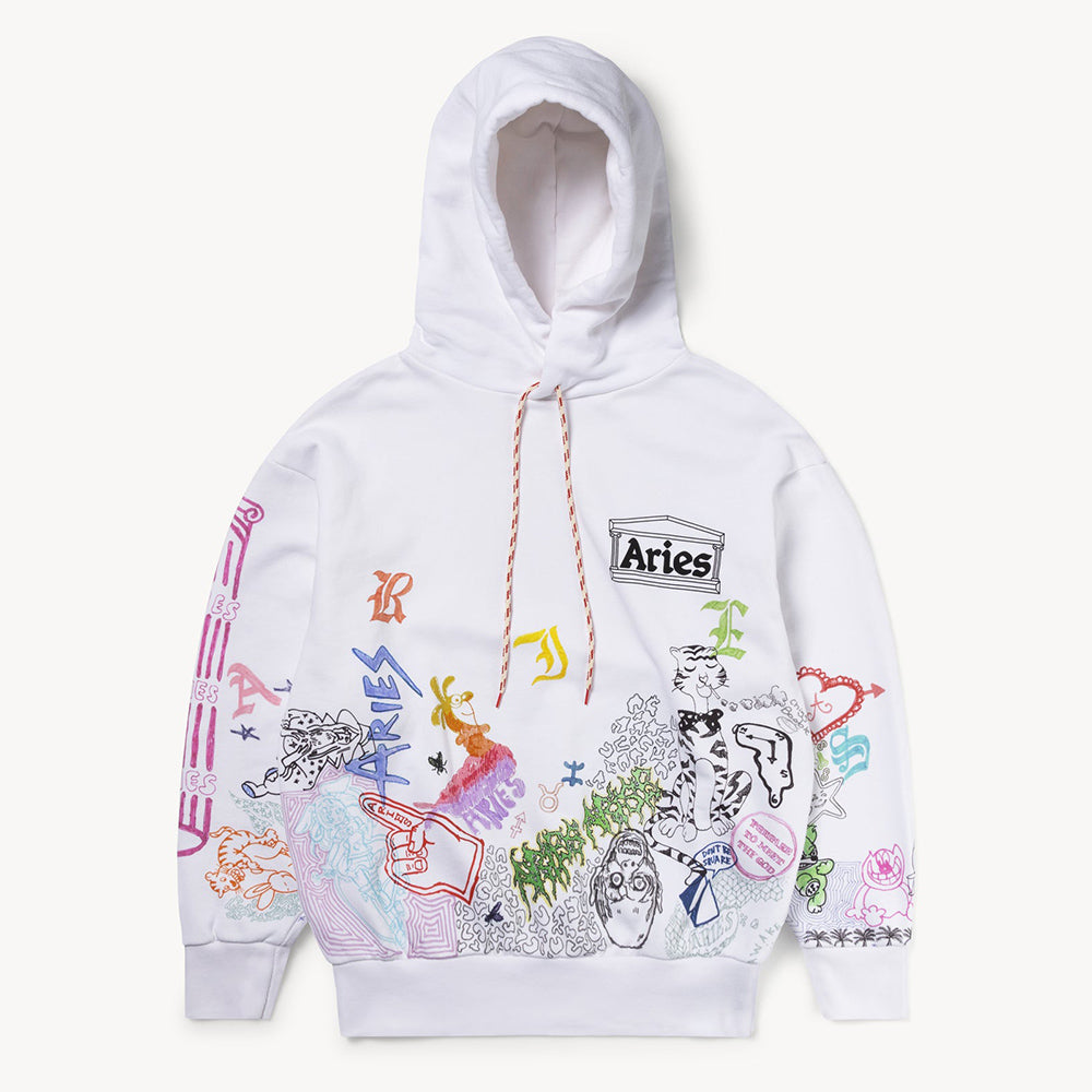 Aries Arise Doodle Hoodie