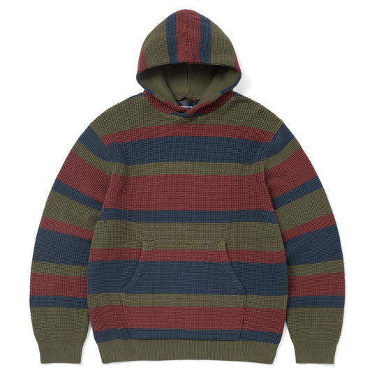 TINT Striped Waffle Knit Hoodie