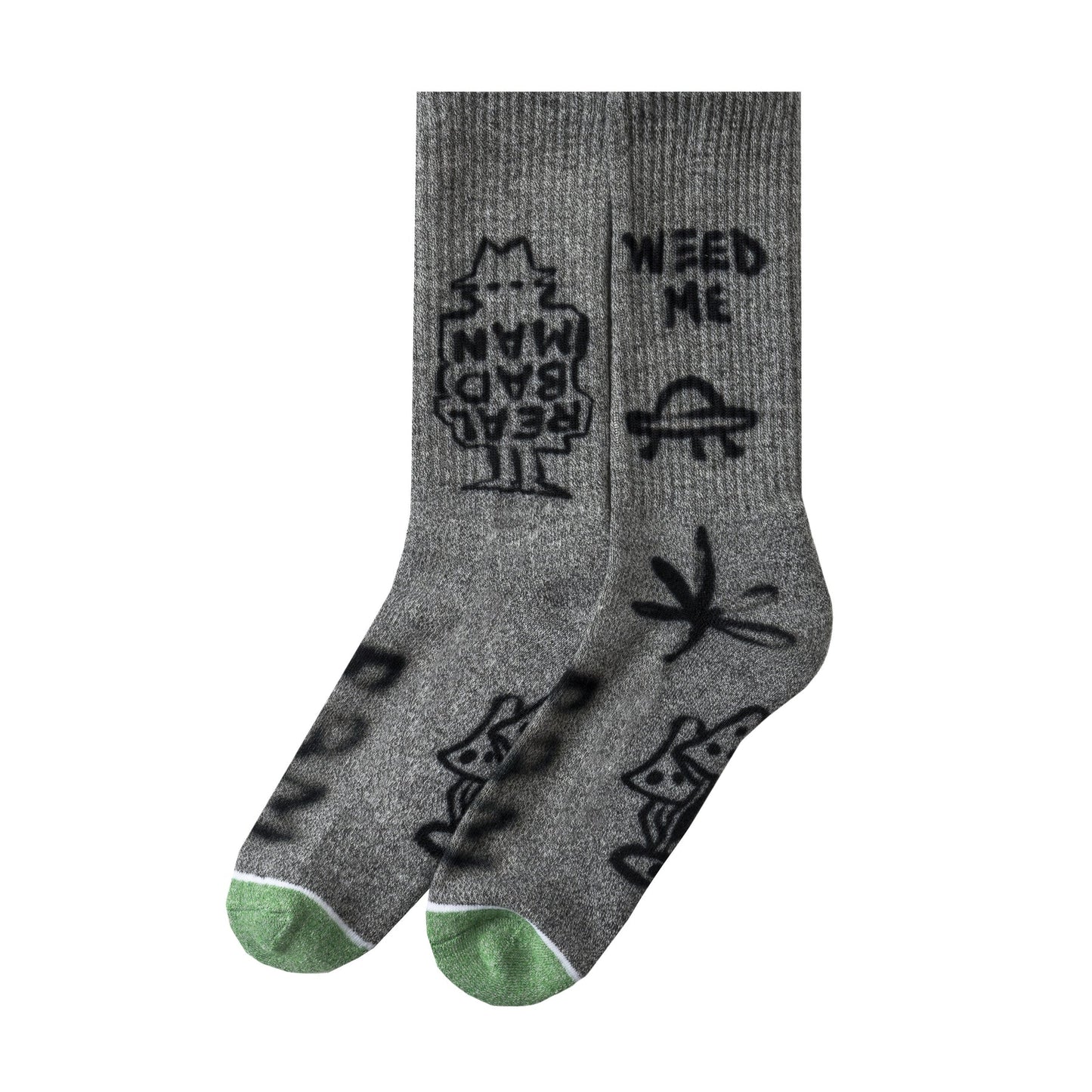 Real Bad Man Weed Me Socks 2 Pack