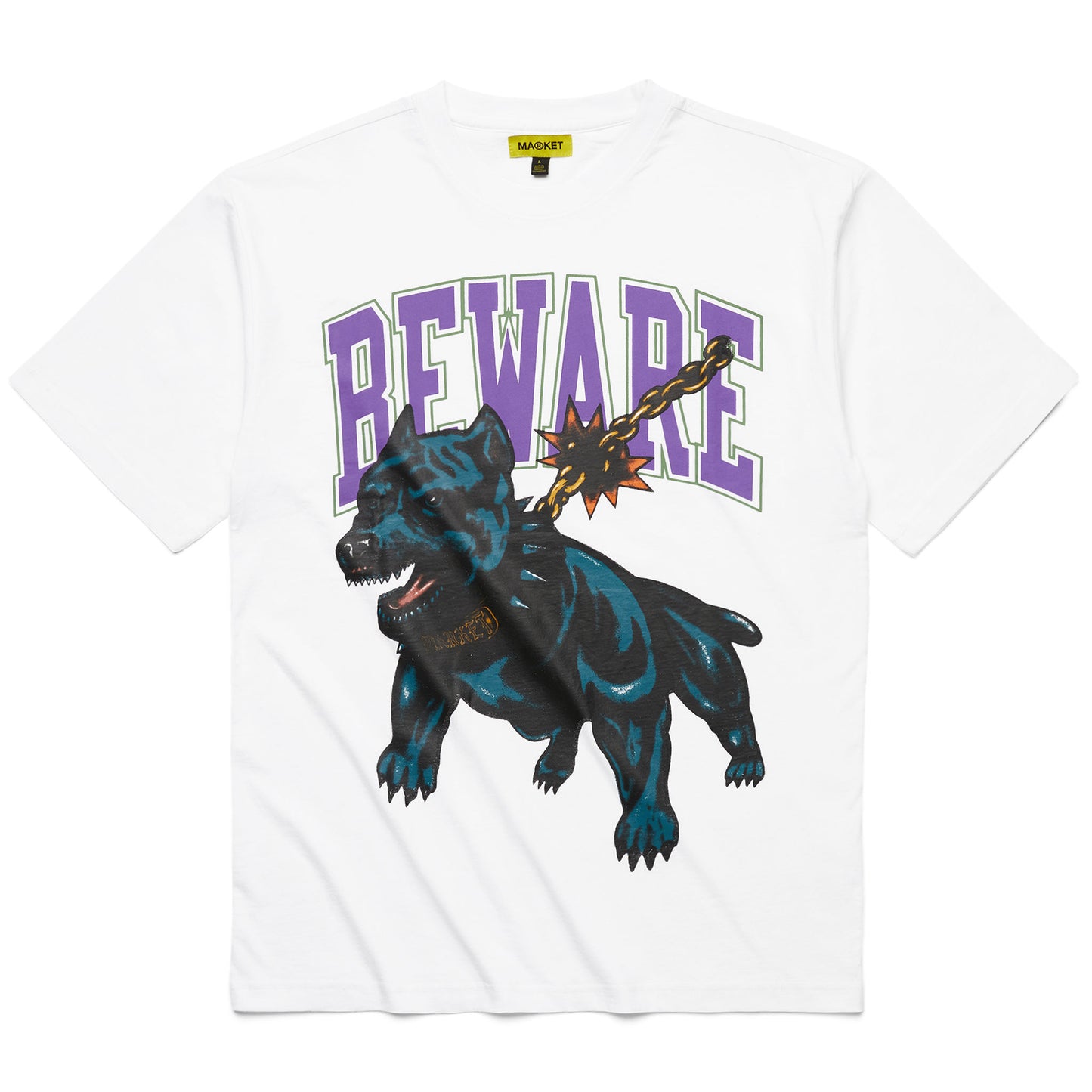 MARKET Beware Dog Washed T-Shirt