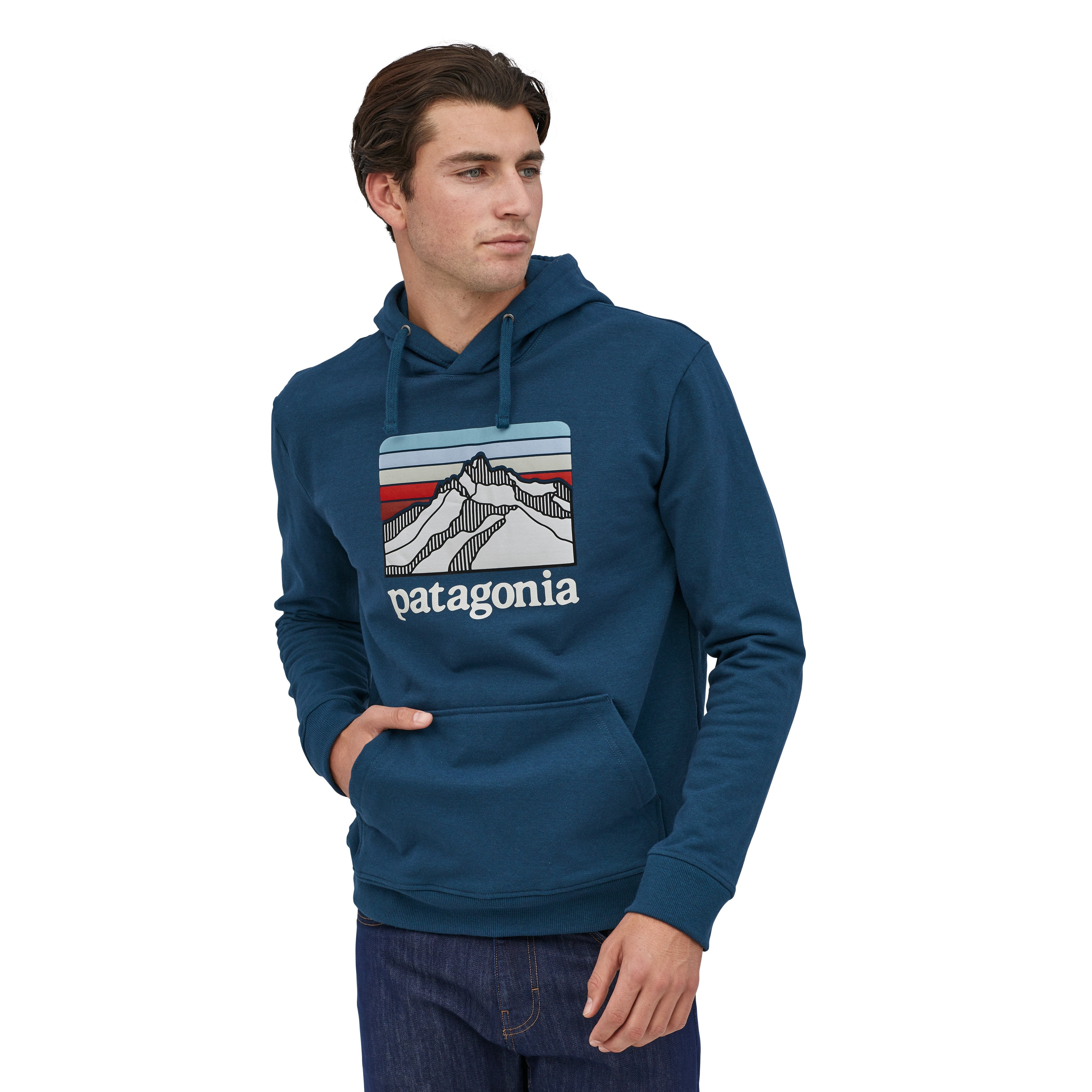 Patagonia men's line shop logo ridge uprisal hoody